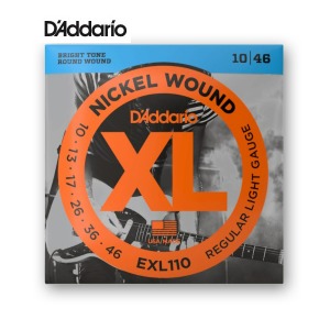 다다리오 일렉트릭 기타 스트링 EXL110 10-46