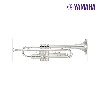 야마하 YTR-2330S Bb 트럼펫